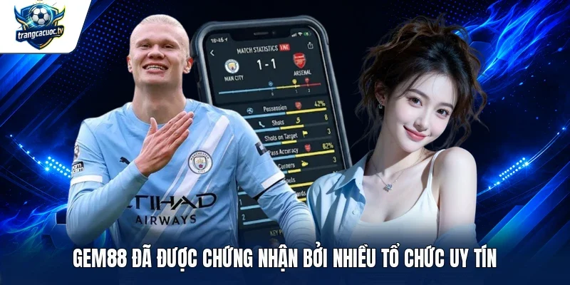 GEM88 đã được chứng nhận bởi nhiều tổ chức uy tín